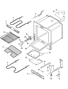 04 - Oven / Base parts for Maytag Range MERL752BAB from AppliancePartsPros.com