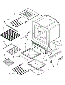 04 - Oven / Base parts for Maytag Range MES5775BAN from AppliancePartsPros.com
