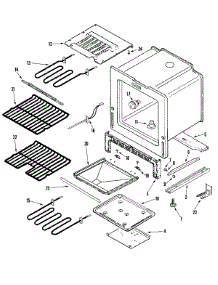 04 - Oven / Base parts for Maytag Range MES5775BCW from AppliancePartsPros.com