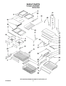 07 - Shelf Parts parts for Maytag Refrigerator AFB2234WES3 from AppliancePartsPros.com