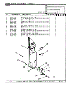 04 - Interlock Switch Assy. parts for Maytag Microwave MEV41F-10P from AppliancePartsPros.com