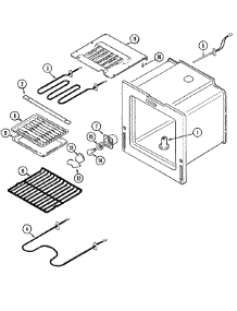 05 - Oven / Base parts for Maytag Oven MEW5530AAW from AppliancePartsPros.com
