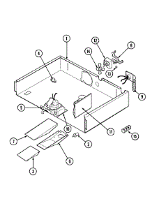 04 - Internal Controls parts for Maytag Oven MEW6530BAW from AppliancePartsPros.com