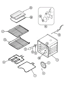 05 - Oven parts for Maytag Oven MEW6530CAS from AppliancePartsPros.com