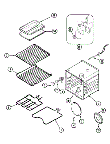 05 - Oven parts for Maytag Oven MEW6630CAS from AppliancePartsPros.com