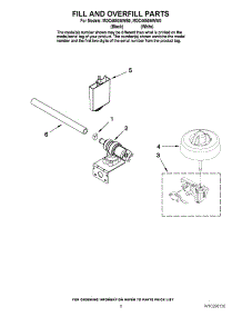 06 - Fill And Overfill Parts parts for Maytag Dishwasher MDC4650AWW0 from AppliancePartsPros.com