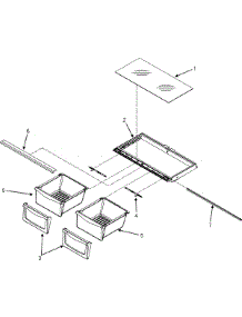 04 - Crisper Assembly parts for Maytag Refrigerator MFC2061KEQ from AppliancePartsPros.com
