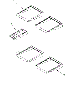 13 - Refrigerator Shelves parts for Maytag Refrigerator MFC2061KES from AppliancePartsPros.com