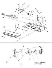 02 - Compressor parts for Maytag Refrigerator MFD2560HEB from AppliancePartsPros.com
