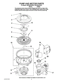 08 - Pump And Motor Parts parts for Maytag Dishwasher MDC4650AWB1 from AppliancePartsPros.com