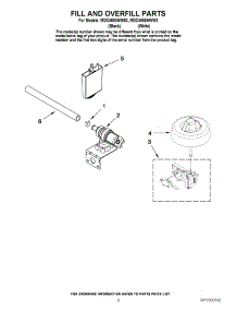 06 - Fill And Overfill Parts parts for Maytag Dishwasher MDC4650AWW3 from AppliancePartsPros.com