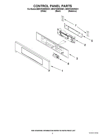 06 - Control Panel Parts parts for Maytag Oven MEW7630WDB01 from AppliancePartsPros.com