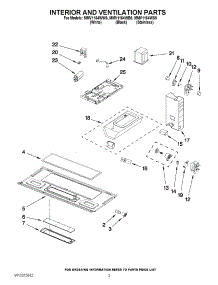 03 - Interior And Ventilation Parts parts for Maytag Microwave MMV1164WB0 from AppliancePartsPros.com