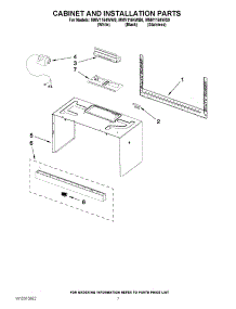 06 - Cabinet And Installation Parts parts for Maytag Microwave MMV1164WS0 from AppliancePartsPros.com