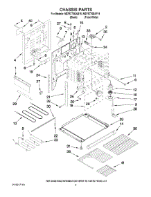 03 - Chassis Parts parts for Maytag Range MEP5775BAB19 from AppliancePartsPros.com