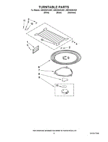 05 - Turntable Parts parts for Maytag Microwave AMV3204VAW1 from AppliancePartsPros.com