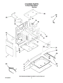 03 - Chassis Parts parts for Maytag Range MGS5752BDS20 from AppliancePartsPros.com