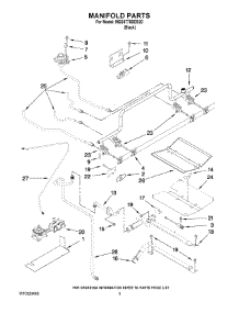 04 - Manifold Parts parts for Maytag Range MGS5775BDB20 from AppliancePartsPros.com