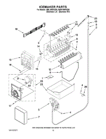 08 - Icemaker Parts parts for Maytag Refrigerator MBL1956KES6 from AppliancePartsPros.com