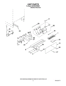 03 - Unit Parts parts for Maytag Refrigerator MURM24FWBS00 from AppliancePartsPros.com