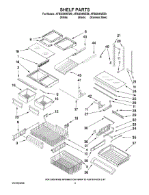 07 - Shelf Parts parts for Maytag Refrigerator AFB2234WEW0 from AppliancePartsPros.com