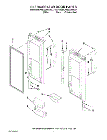 05 - Refrigerator Door Parts parts for Maytag Refrigerator AFB2234WEB0 from AppliancePartsPros.com