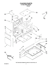 03 - Chassis Parts parts for Maytag Range MGS5775BDQ20 from AppliancePartsPros.com