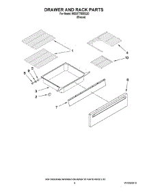 06 - Drawer And Rack Parts parts for Maytag Range MGS5775BDQ20 from AppliancePartsPros.com
