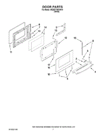 05 - Door Parts parts for Maytag Range MGS5775BDW19 from AppliancePartsPros.com