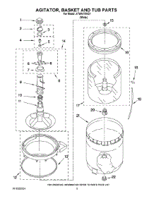 03 - Agitator, Basket And Tub Parts parts for Maytag Washer ATW4475VQ1 from AppliancePartsPros.com