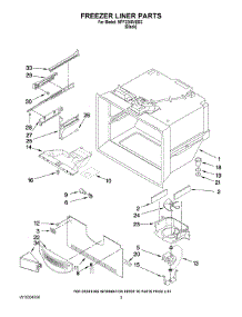 02 - Freezer Liner Parts parts for Maytag Refrigerator MFF2258VEB3 from AppliancePartsPros.com