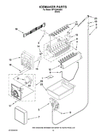 08 - Icemaker Parts parts for Maytag Refrigerator MFF2258VEB3 from AppliancePartsPros.com