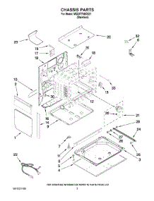 03 - Chassis Parts parts for Maytag Range MGS5775BDS21 from AppliancePartsPros.com