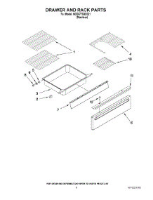 06 - Drawer And Rack Parts parts for Maytag Range MGS5775BDS21 from AppliancePartsPros.com