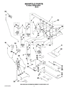 03 - Manifold Parts parts for Maytag Range MGR6875ADB27 from AppliancePartsPros.com