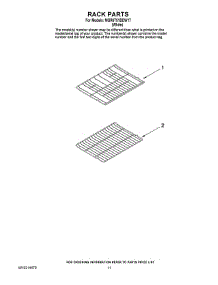 07 - Rack Parts parts for Maytag Range MGR6751BDW17 from AppliancePartsPros.com