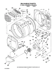 03 - Bulkhead Parts parts for Maytag Dryer MGDX500XL0 from AppliancePartsPros.com