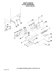 04 - Unit Parts parts for Maytag Wine Cooler MBCM24FWBS00 from AppliancePartsPros.com