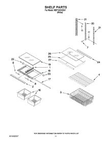06 - Shelf Parts parts for Maytag Refrigerator MBF1952VEW1 from AppliancePartsPros.com