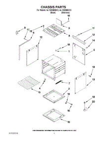 04 - Chassis Parts parts for Maytag Range ALY2280BDB12 from AppliancePartsPros.com