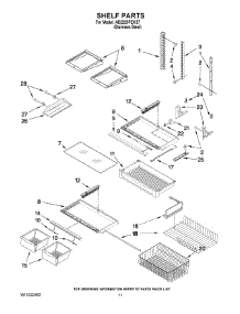 06 - Shelf Parts parts for Maytag Refrigerator AB2225PEKS7 from AppliancePartsPros.com
