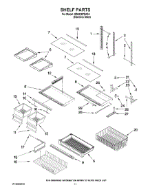 06 - Shelf Parts parts for Maytag Refrigerator GB6526FEAS4 from AppliancePartsPros.com