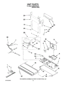 07 - Unit Parts parts for Maytag Refrigerator GB6526FEAS4 from AppliancePartsPros.com