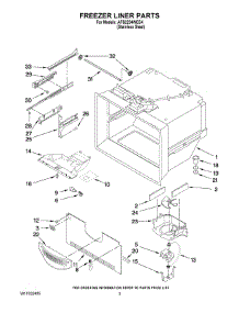02 - Freezer Liner Parts parts for Maytag Refrigerator AFB2234WES4 from AppliancePartsPros.com