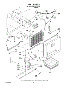 03 - Unit Parts parts for Maytag Freezer AQF1613TEW04 from AppliancePartsPros.com
