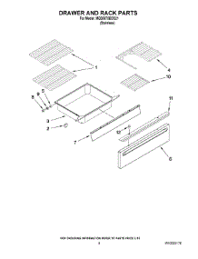 06 - Drawer And Rack Parts parts for Maytag Range MGS5875BDS21 from AppliancePartsPros.com