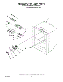02 - Refrigerator Liner Parts parts for Maytag Refrigerator ABL1922FES6 from AppliancePartsPros.com