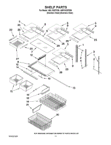 06 - Shelf Parts parts for Maytag Refrigerator ABL1922FES6 from AppliancePartsPros.com
