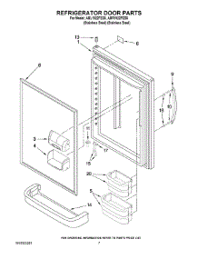 04 - Refrigerator Door Parts parts for Maytag Refrigerator ABR1922FES6 from AppliancePartsPros.com