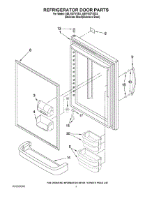 04 - Refrigerator Door Parts parts for Maytag Refrigerator ABL1927VES4 from AppliancePartsPros.com